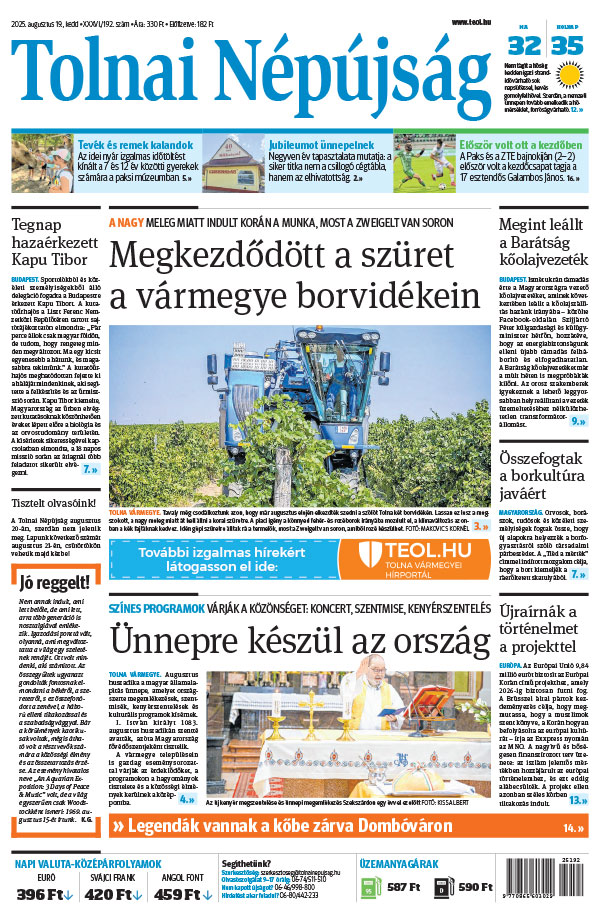 Lapszám: 2025.08.19.