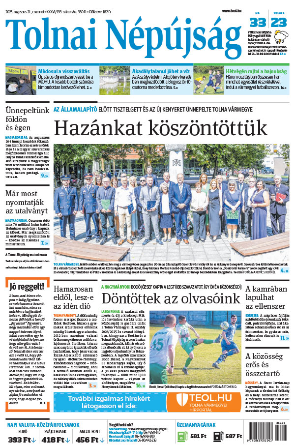Lapszám: 2025.08.21.
