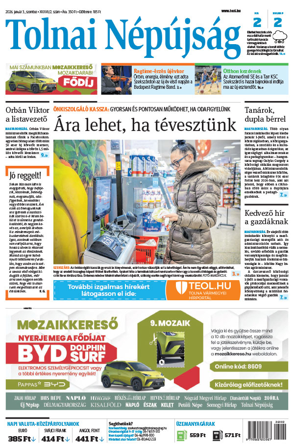 Lapszám: 2026. 01. 03.