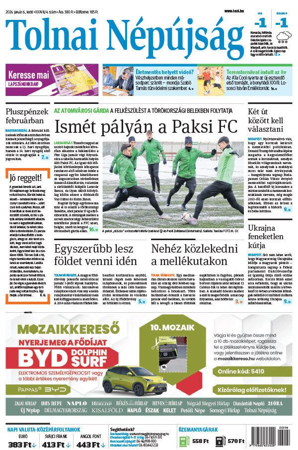 Lapszám: 2026. 01. 06.