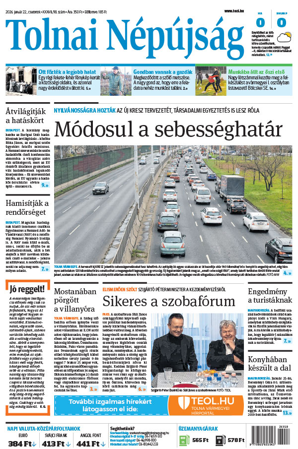 Lapszám: 2026. 01. 22.