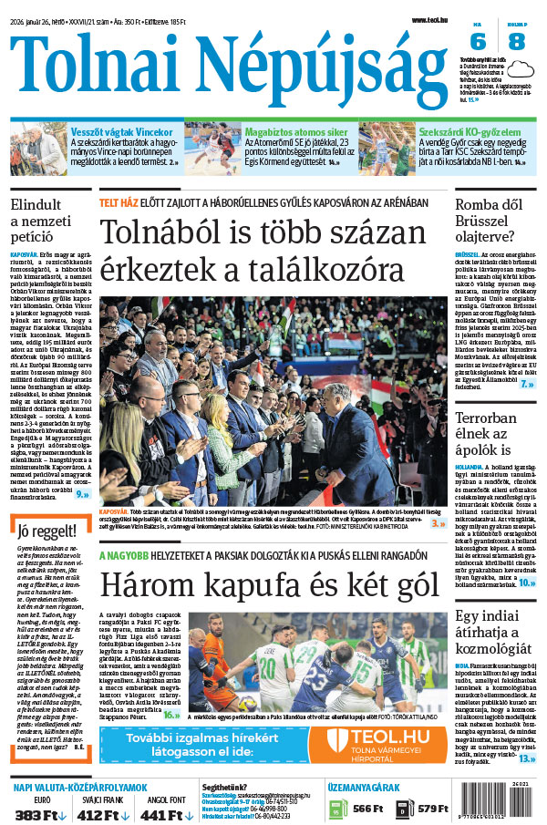 Lapszám: 2026. 01. 26.