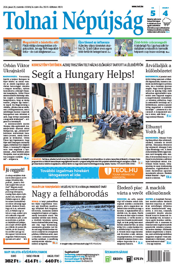 Lapszám: 2026. 01. 29.