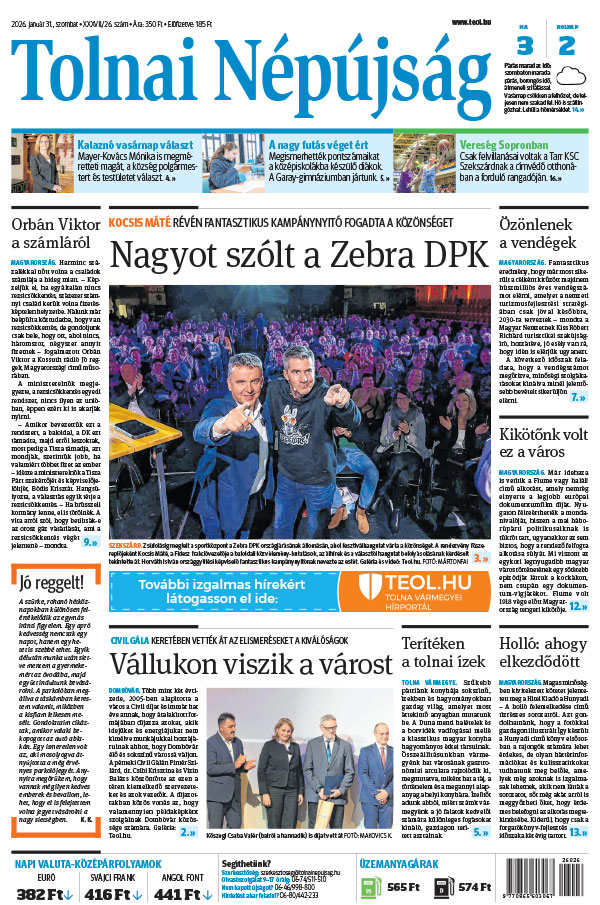 Lapszám: 2026. 01. 31.