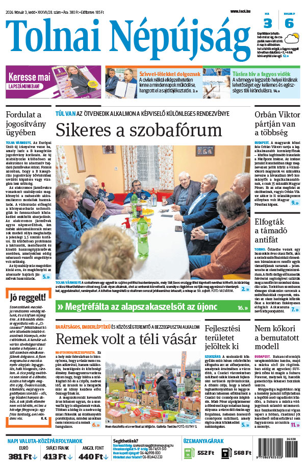 Lapszám: 2026. 02. 03.