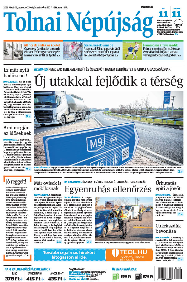 Lapszám: 2026. 02. 12.