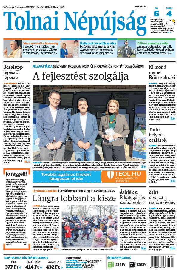 Lapszám: 2026. 02. 19.