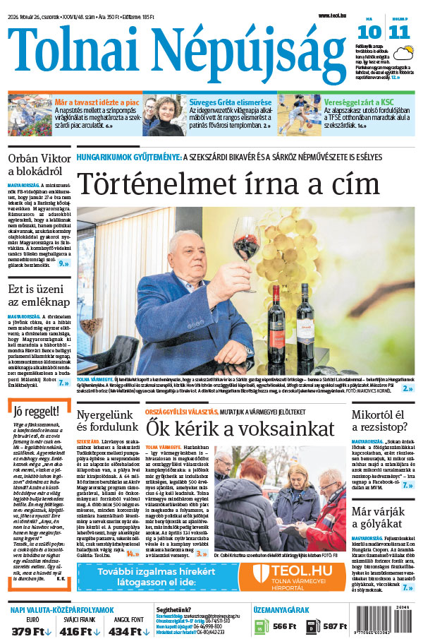 Lapszám: 2026. 02. 26.