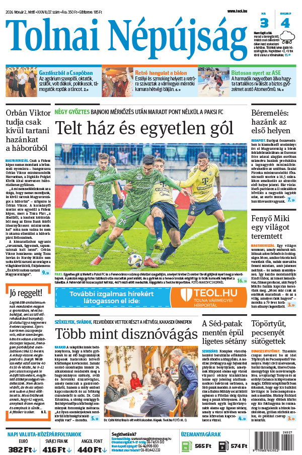 Lapszám: 2026. 02. 02.