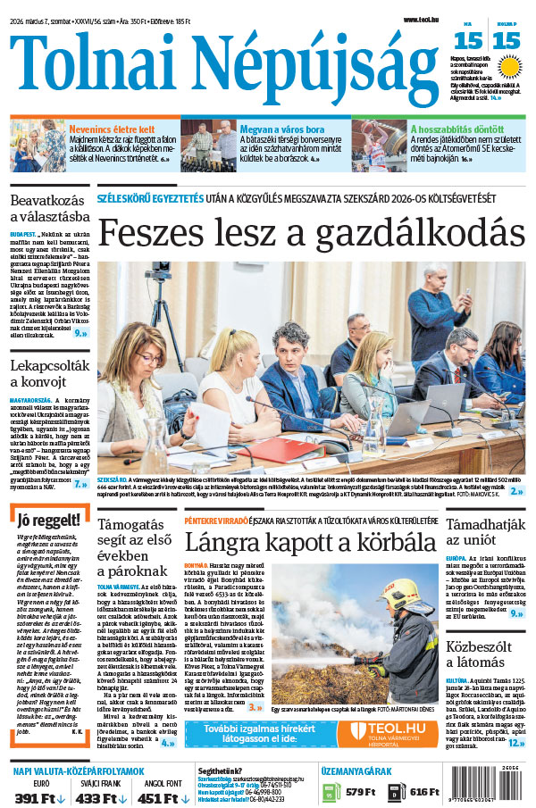 Lapszám: 2026. 03. 07.