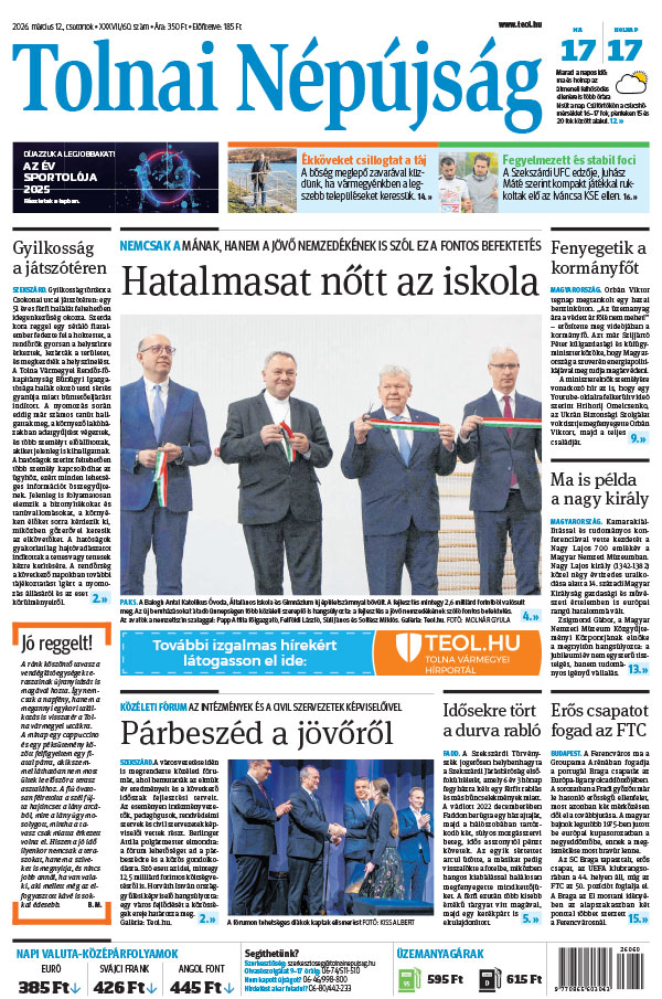 Lapszám: 2026. 03. 12.