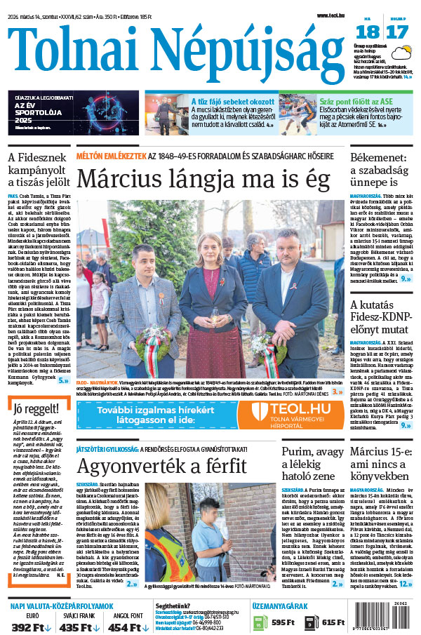 Lapszám: 2026. 03. 14.