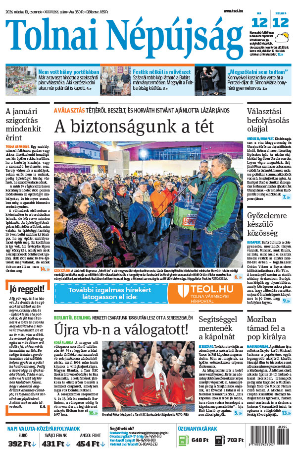 Lapszám: 2026. 03. 19.