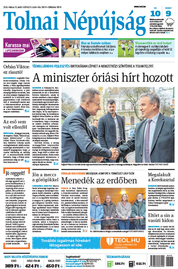 Lapszám: 2026. 03. 31.