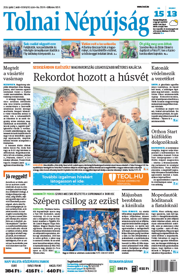 Lapszám: 2026. 04. 07.