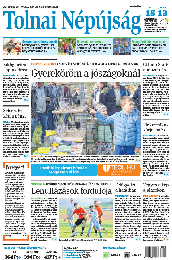 Lapszám: 2026. 04. 21.