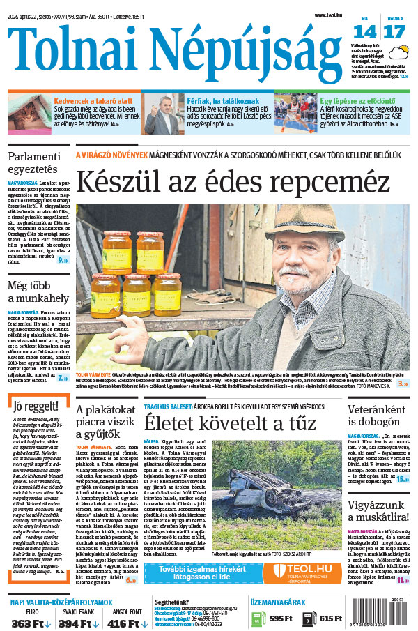Lapszám: 2026. 04. 22.
