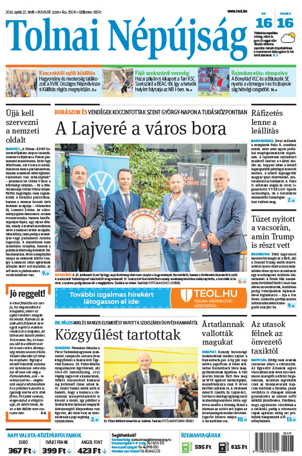 Lapszám: 2026. 04. 27.