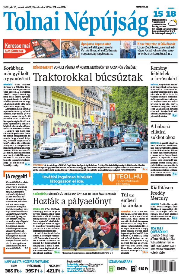 Lapszám: 2026. 04. 30.