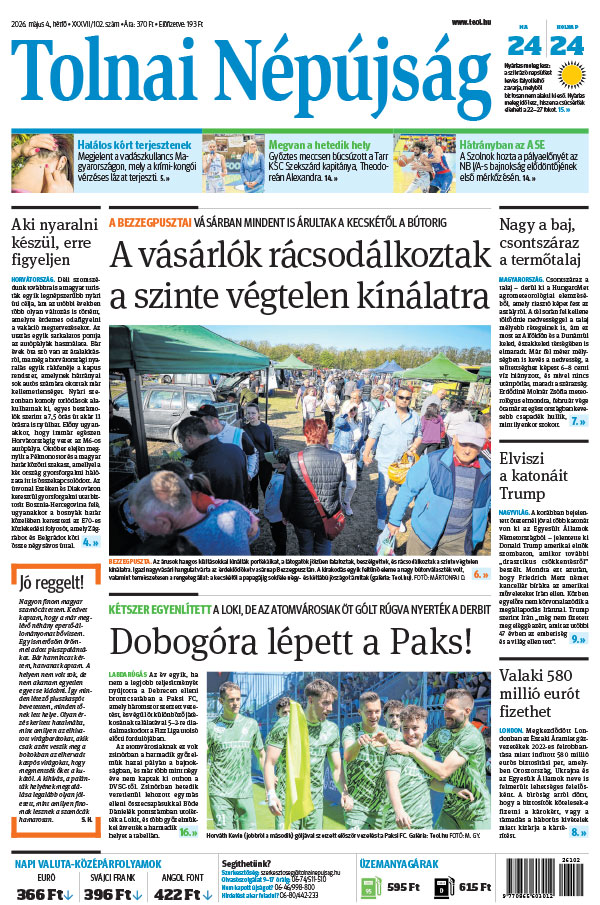 Lapszám: 2026. 05. 04.