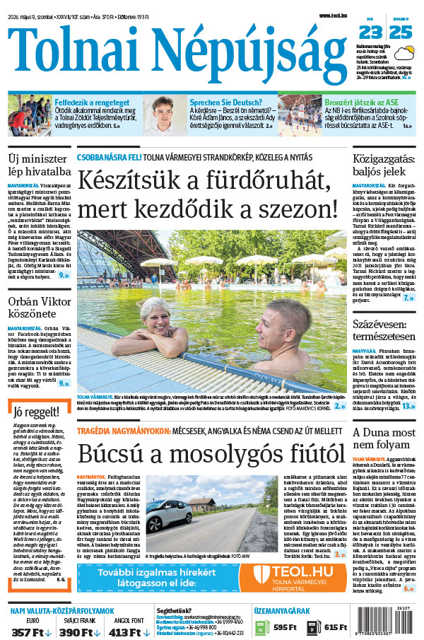 Lapszám: 2026. 05. 09.