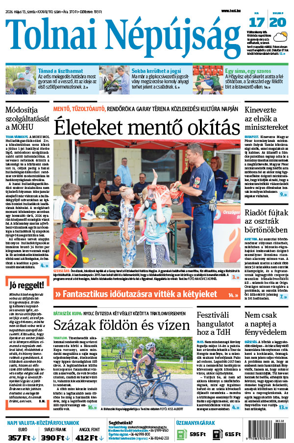 Lapszám: 2026. 05. 13.