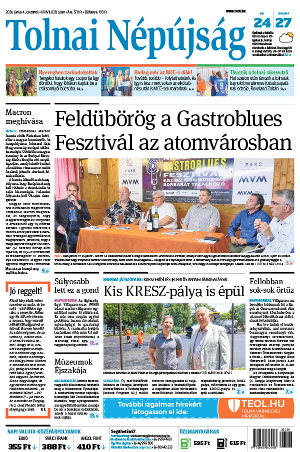 Lapszám: 2026. 06. 04.