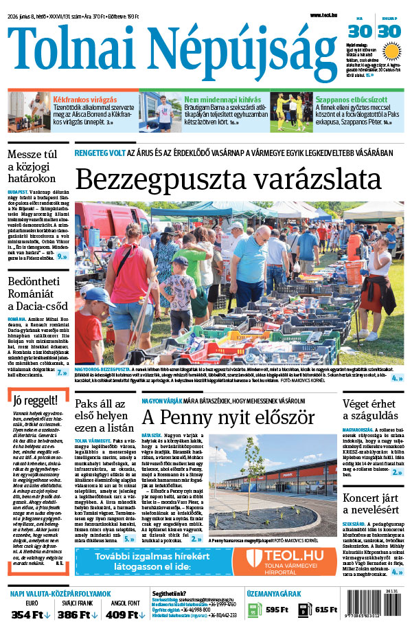 Lapszám: 2026. 06. 08.