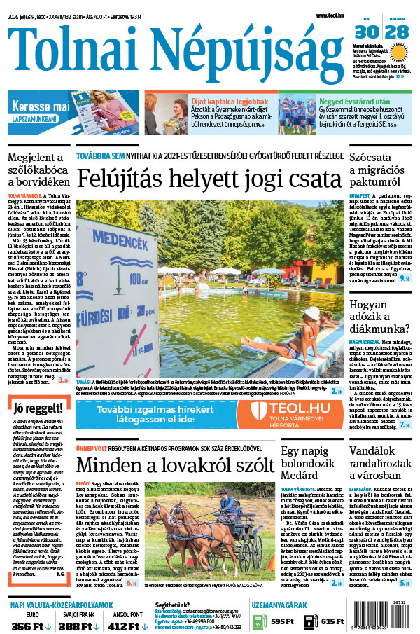 Lapszám: 2026. 06. 09.