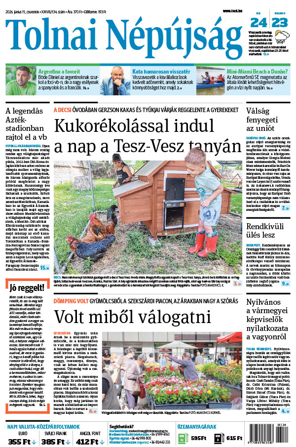 Lapszám: 2026. 06. 11.