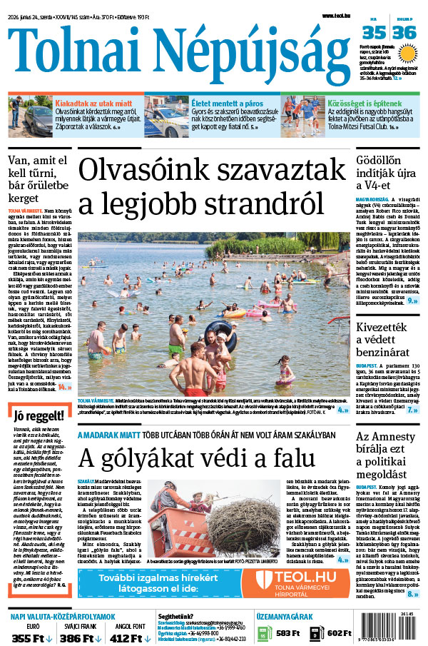 Lapszám: 2026. 06. 24.