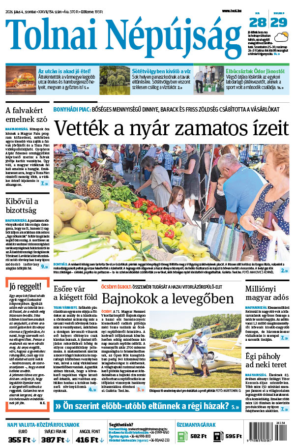 Lapszám: 2026. 07. 04.