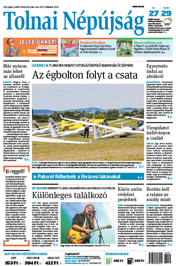 Lapszám: 2026. 07. 06.