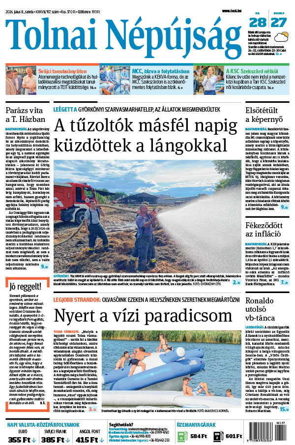 Lapszám: 2026. 07. 08.