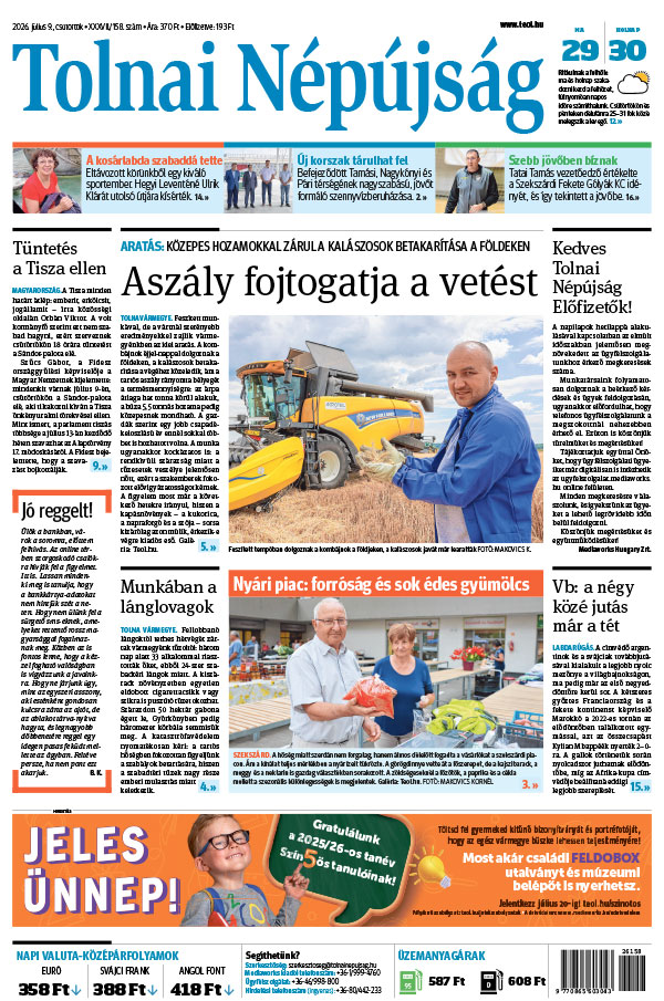 Lapszám: 2026. 07. 09.