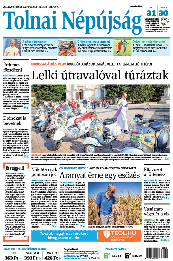 Lapszám: 2026. 07. 18.