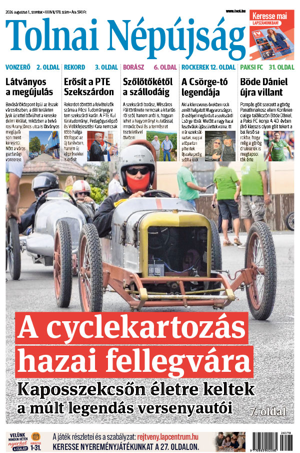 Lapszám: 2026. 08. 01.